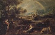 Peter Paul Rubens Landscape with a Rainbow oil on canvas